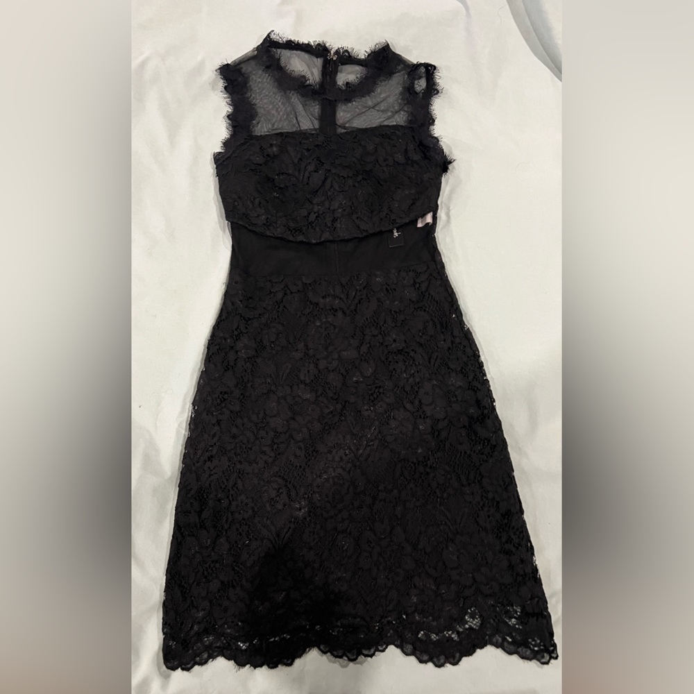 Speechless Black Lace with Mesh Dress Size 1